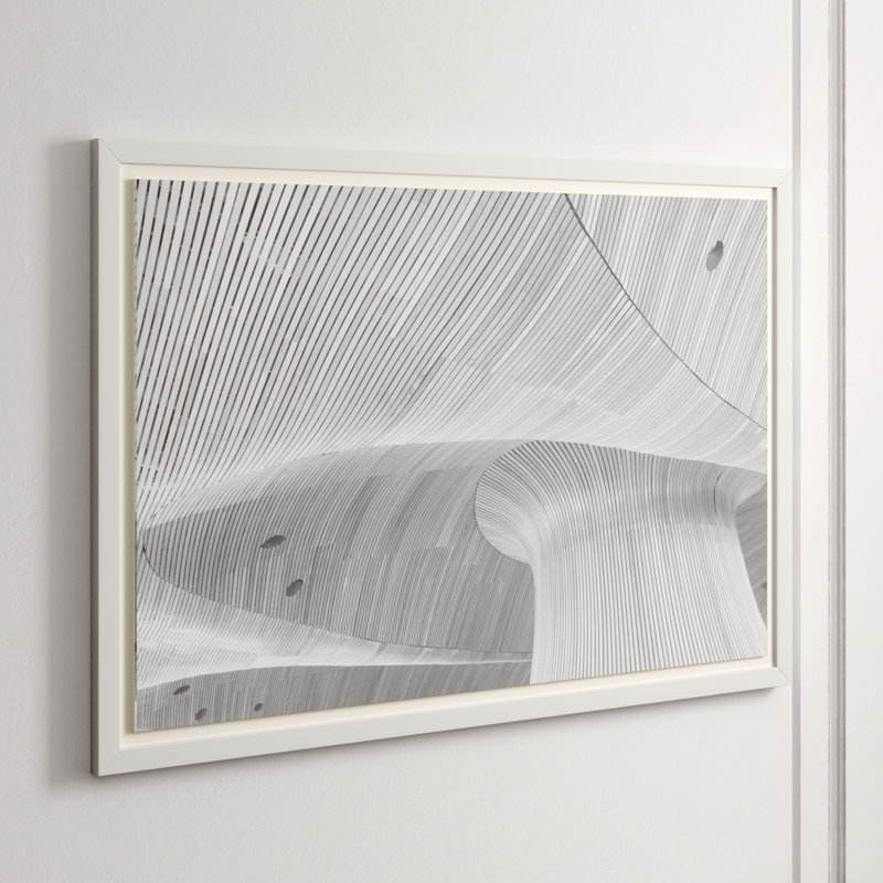 Architectural Moment 7' Framed Photographic Print on Glass