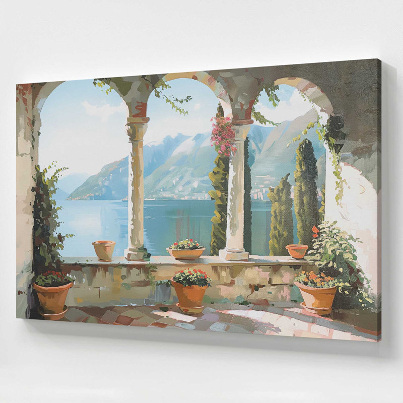 Lakeside Repose, grande impression sur toile, H 40 po x l 60 po