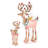 Patience Brewster Dash Away Cupid Reindeer Figure