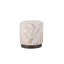 Repose-pieds élégant à chevrons compacts avec base noir mat Elegant Beige 16 po x 16 po x 18 po-527196352-527196353