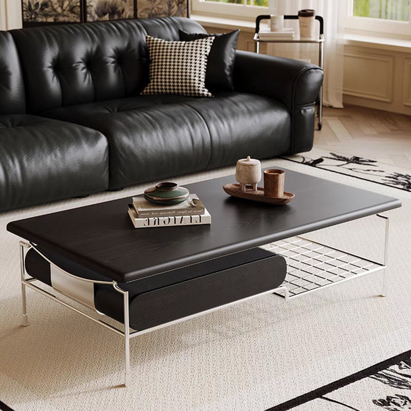 Table basse créative rétro, H 15,74 po x L 51,18 po x l 27,55 po