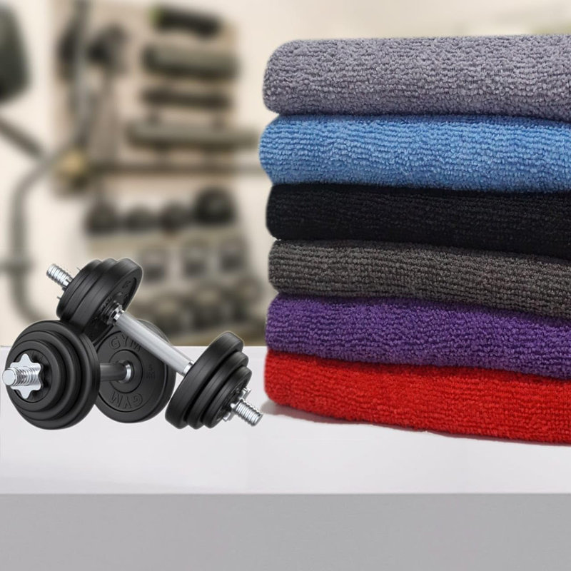Microfiber Fast Drying Bath Towel, 3, Grey