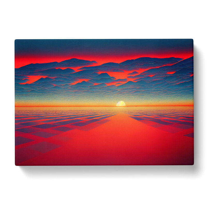 Showstopping Sunset - Wrapped Canvas, 50cm H x 76cm W x 3cm D