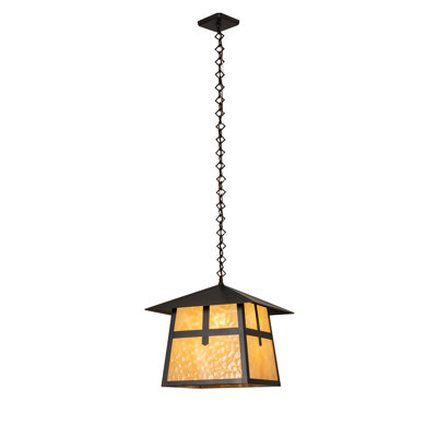 Luminaire suspendu carré à 1 lumière