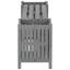 Lunedi Solid Wood Acacia Outdoor Bench