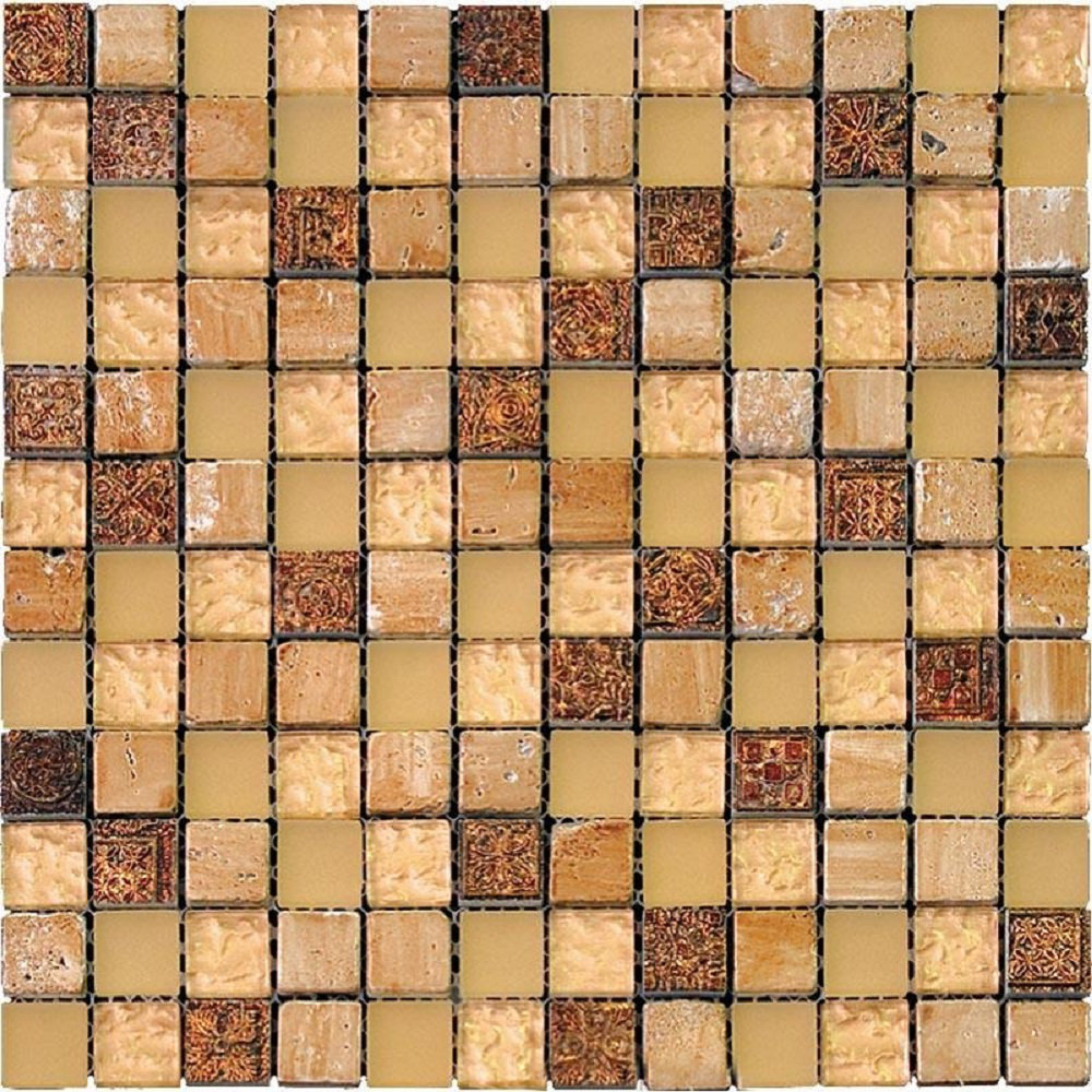 Tile Club Glass Grid Mosaic Wall & Floor Tile Wayfair