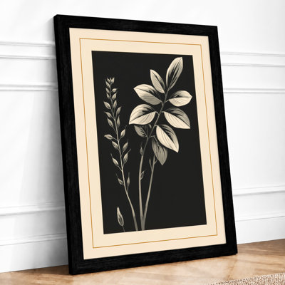 Stems Study Botanical - Framed Print
