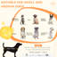 Cage pour chien d'appoint, chenil d'intérieur noyer brun pour petite et moyenne table de confort, chiens et cadre