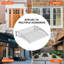 GUANSU-CN 80 cm W x 23 cm D Polycarbonate Door / Window Awning-124532653