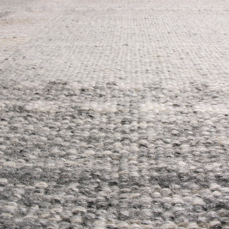 Hand Knotted Wool Geometric Area Rug, Rectangle 10' x 14'