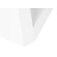 Table d'appoint, console, vestibule, étroit, canapé, salon, chambre à coucher, stratifié blanc, contemporain, moderne