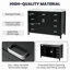 Meuble-lavabo 47 po sans lavabo, armoire seulement, 2 portes et 8 tiroirs, système de fermeture en douceur, conception classique