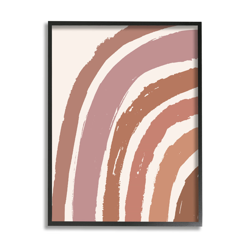 Arc-en-ciel désertique, Giclée encadrée noir minuit, H 20 po x l 16 po x P 1,5 po
