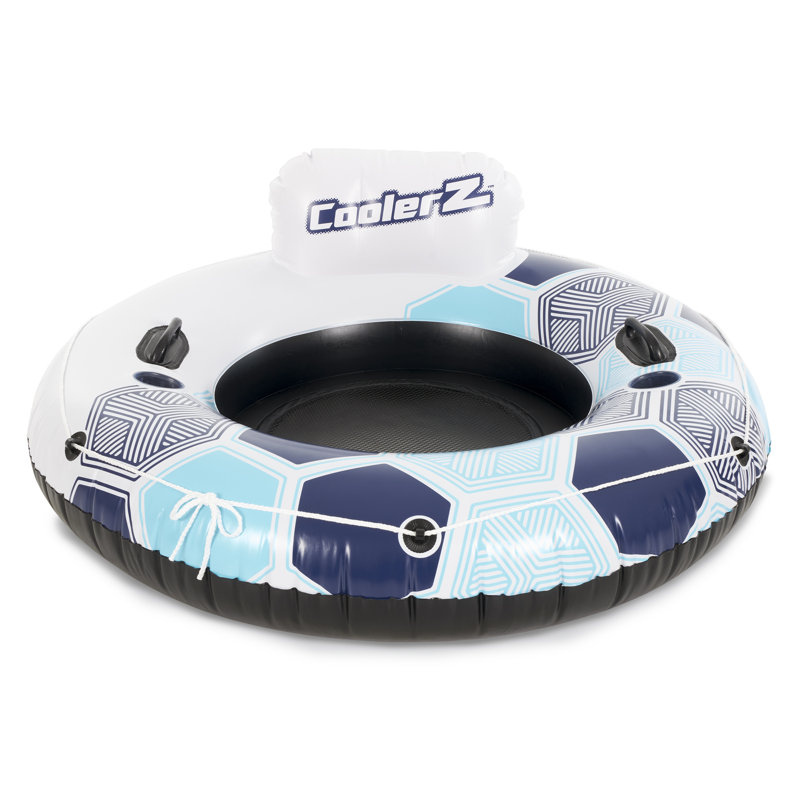 Bestway CoolerZ Rapid Rider 53 Inch Inflatable Pool River Raft Tube Float, Blue