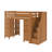 Gannon Twin 12 Drawer Solid Wood Loft Bed With Bookcase-125373970