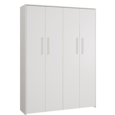 Space-Saving Murphy Cabinet Bed with Fold-Out Bed