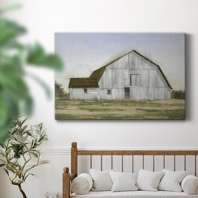 Toile tendue avec châssis de qualité supérieure BARN II - prête à être accrochée, H 36 po x l 24 po x P 1 po