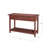 Country Cottage Console Table with Drawer and Shelf – 42-Inch Solid Pine and Acacia Wood Rustic Farmhouse Entryway Table for Hallway, Living Room or TV Stand by Alaterre Furniture (Antique Red)-2039060752