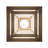 10" Square Corrina Flushmount