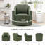 Fauteuil d'appoint pivotant large et haut Charitini-150820219