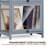 4-Tier Display Cabinet With Flip Up Door, Curio Cabinet Collection Display Case Showcase Bookshelf-1293881629-1293881628