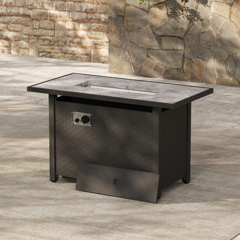 Rectangular Fire Table