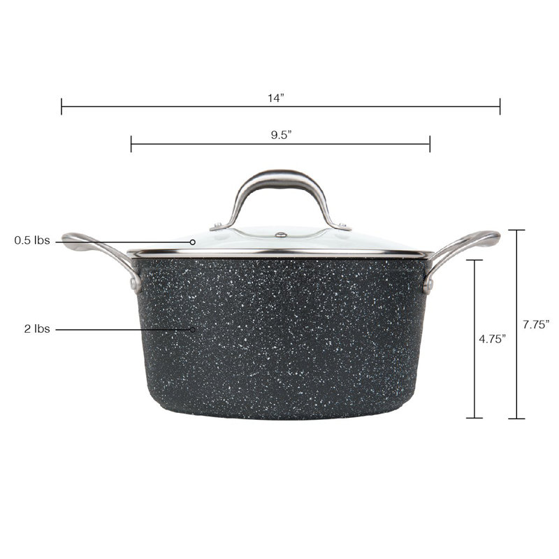 Masterpan 4.7L Non-Stick Aluminum Stock Pot