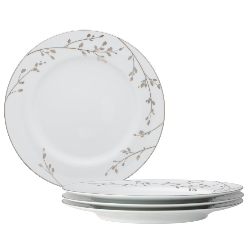 Ensemble de 4 assiettes en bouleau Noritake, 10 1/2 po