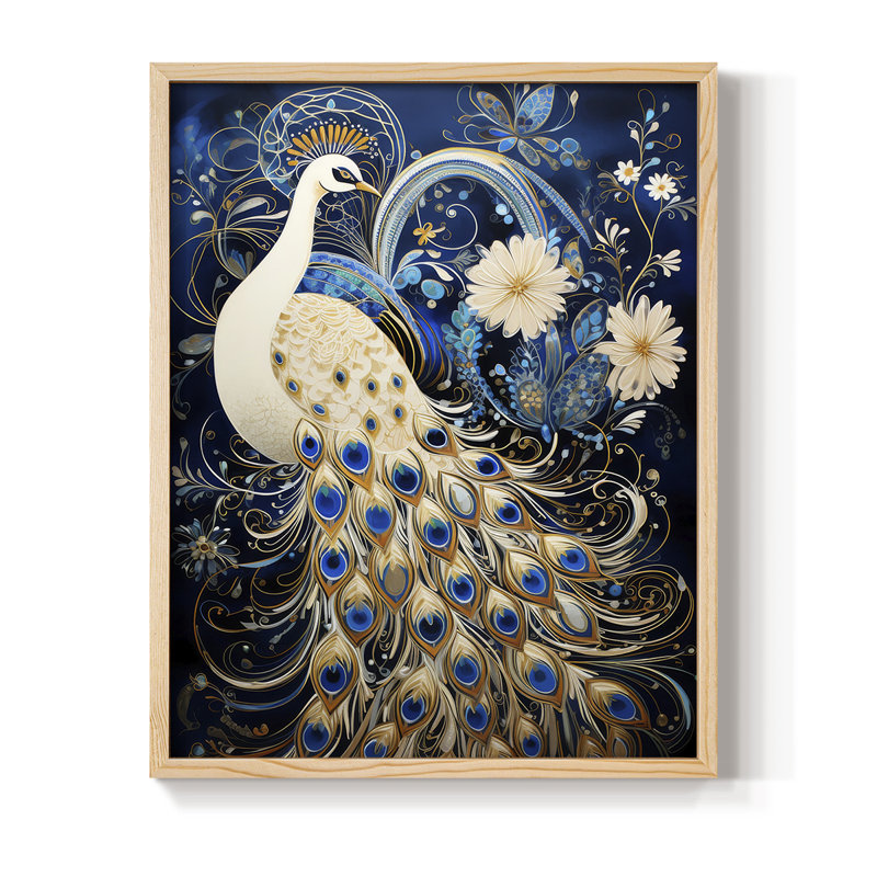 ANIMALS Series CCxx, reproduction encadrée - bois massif, H 11 po x l 9 po