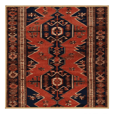 Tapis brun lavable à la machine