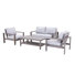 Ensemble de conversation 4 pièces, 28 x 5 po, table basse Brama / taupe