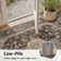 Tapis floral brun lavable à la machine