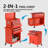 25 in. W Steel Bottom Rollaway Chest and Combination Set-931577555