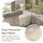 Smart Toilet with Automatic & Foot Kick Flush, Heated Seat, Warm Dryer (Cream Color)-129884014
