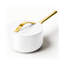Caraway 3qt Iconics Nonstick Ceramic Saucepan, White/Gold