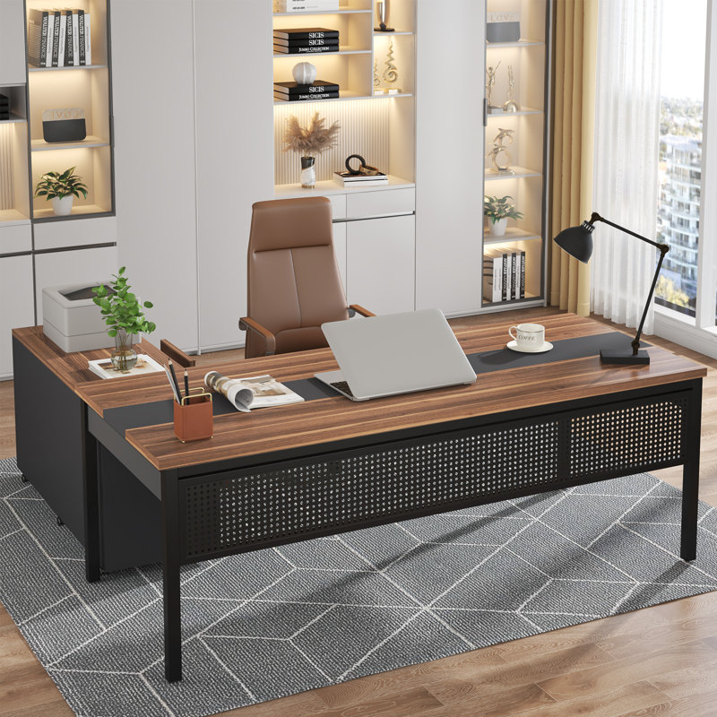 Beauchesne L-Shaped Metal Base, Brown
