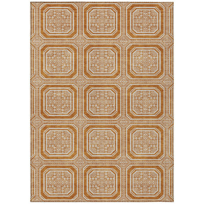 Premium Machine Washable Elize AMF1451 Geometric Rug