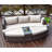 89'' Wide Curved Patio Daybed with Cushions