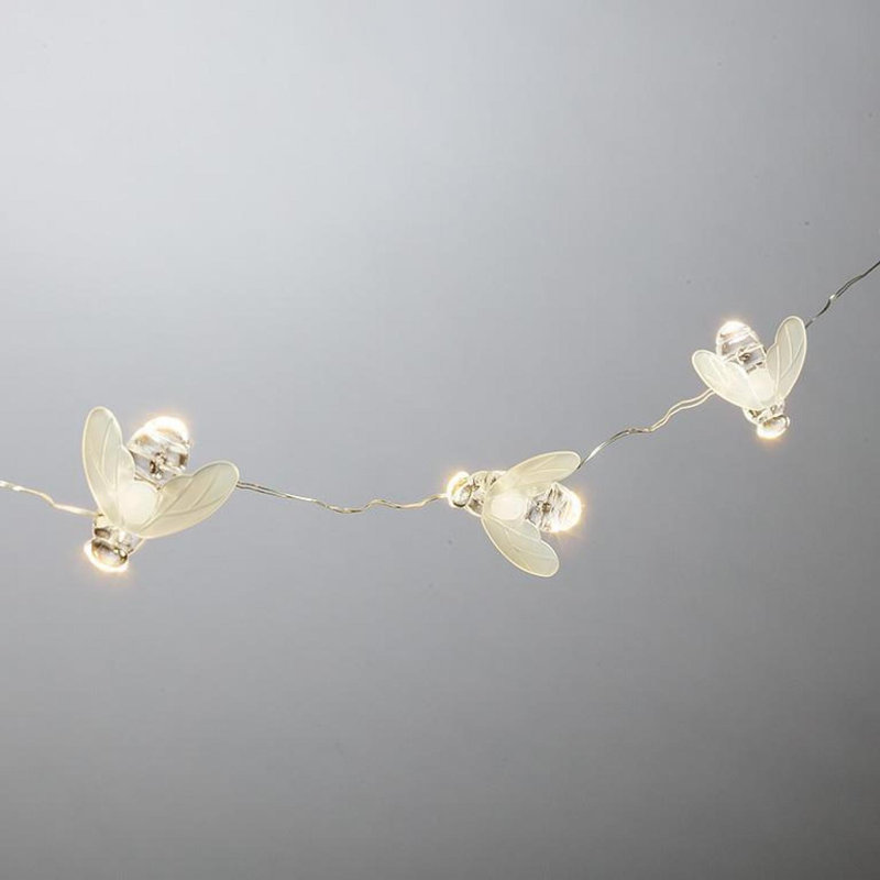 Bees Light String, Beige