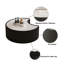 Table basse moderne de forme irrégulière avec plateau en pierre frittée avec cuir pour salon | Idée de cadeau
