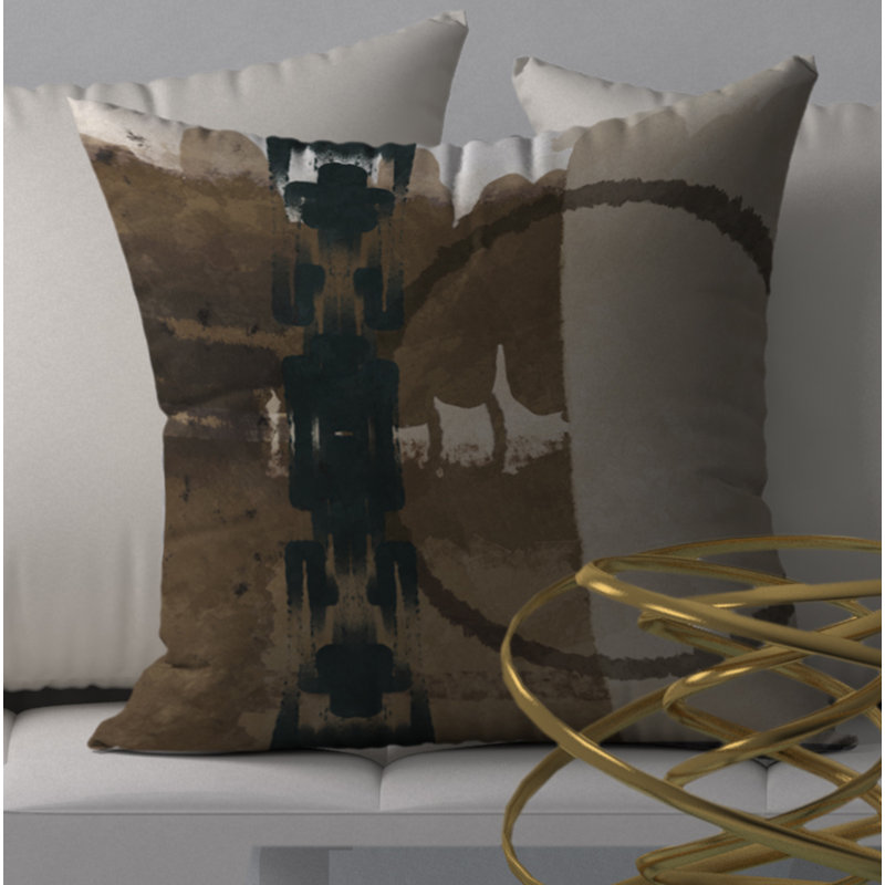 Housse de coussin carrée à fossette K.O., 24" X 24"