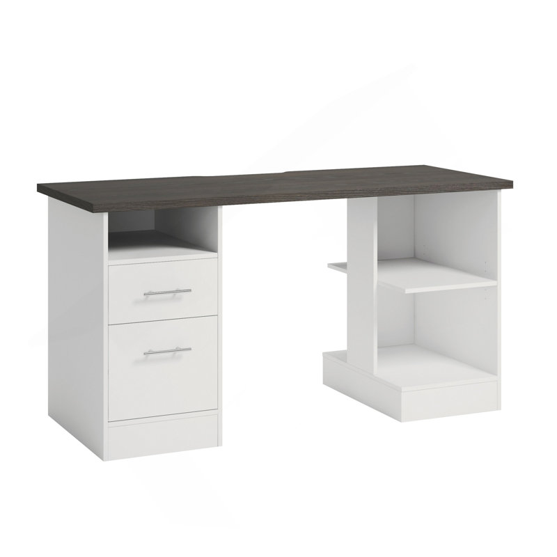 Bureau de jeu, finition blanche