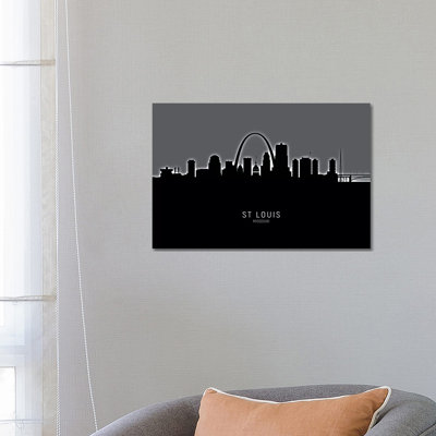 " St Louis Missouri Skyline " by Michael Tompsett