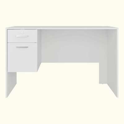 Bureau 2 tiroirs avec 1 verrouillable