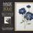 Blue Mums Framed Print - Solid Wood-525206007