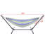 Support pour hamac en polyester vert 9 pi et support en acier d'une capacité de 250 lb