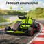 Kart électrique 200W pour enfants avec moteur à double dérive de 200 W, véhicule à batterie 7AH avec fonction de dérive à 360 °, 8,1 MPH maximum, ceinture de sécurité à 5 points, capacité de charge de 110 lb-127664063