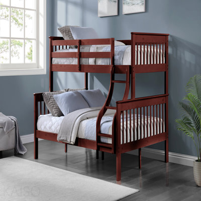 Marita Cherry Bunk Bed (Twin /Full )
