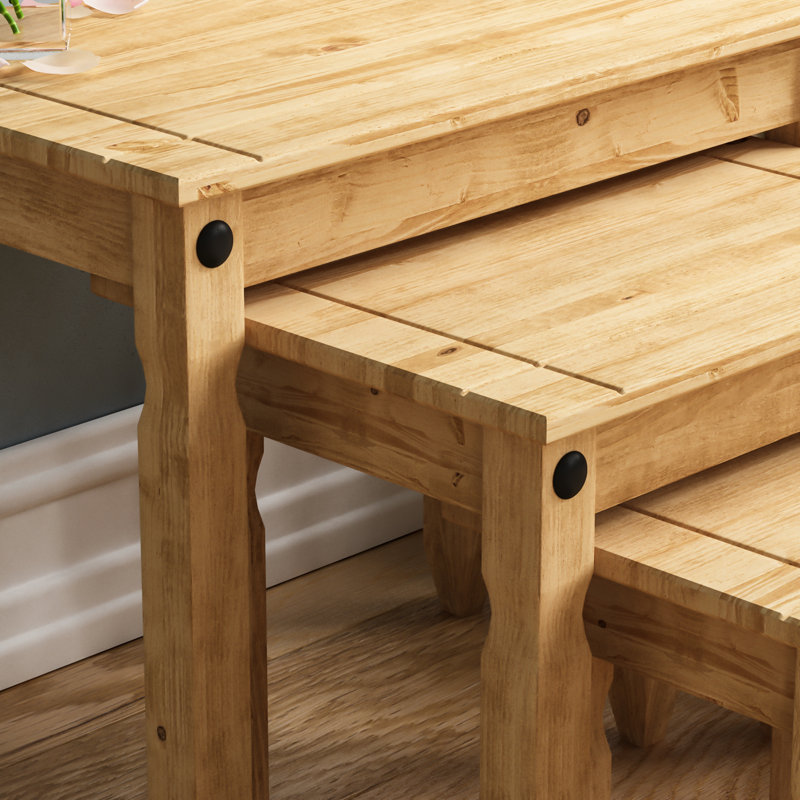 Recdo Solid Wood Nesting Tables
