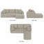 Canapé Boneless, canapé modulaire en L Chenille-129718221-129718222
